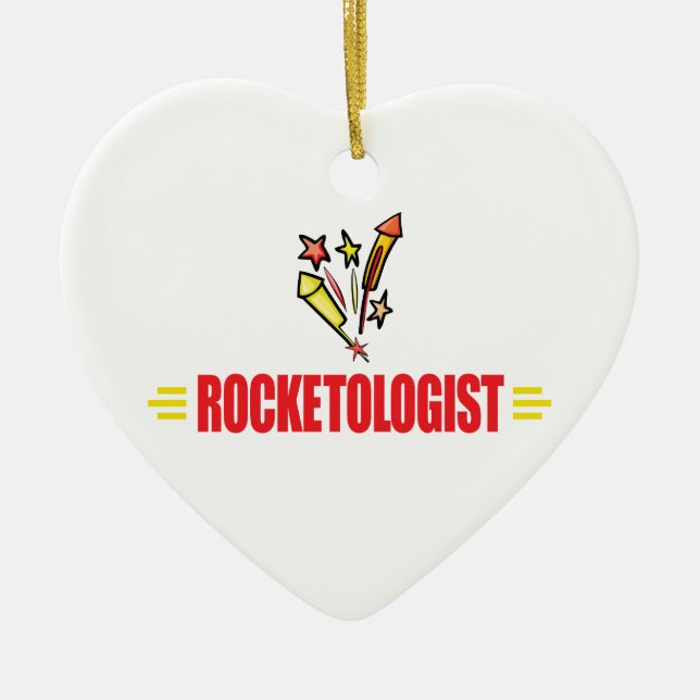 Funny Fireworks Ceramic Tree Decoration (Front)