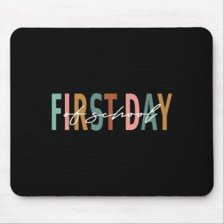 Funny First Day Of School Teacher Girls Back To Mouse Pad