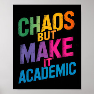 Funny First Day Of School Teachers Students Gen Z  Poster