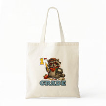 Funny First Grade Feral Racoon Back-to-school