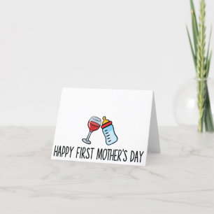 Funny First Mother's Day Card - Happy First Mother