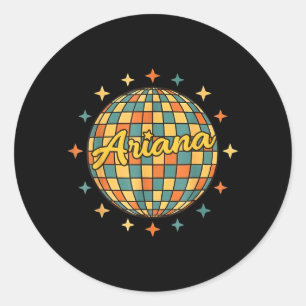 Funny First Name Personalised Name First Name For Classic Round Sticker