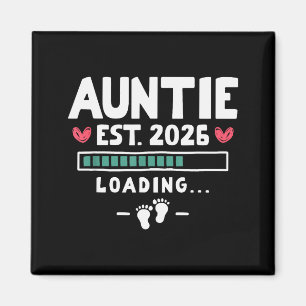 Funny First Time Aunt Baby Announcement - Auntie E Magnet
