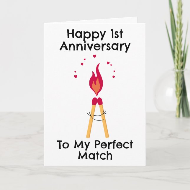 funny first wedding anniversary cards (Front)