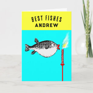 Funny Fish Birthday Card