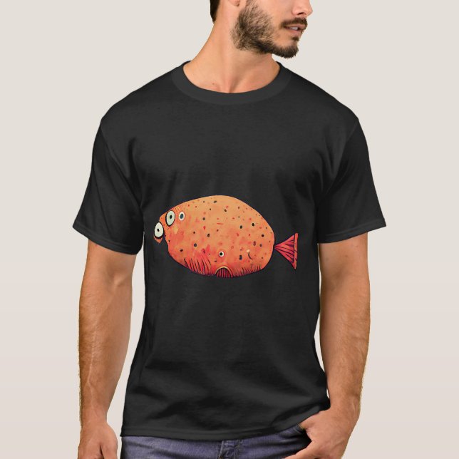 Funny Fish - Cute Animal T-Shirt (Front)