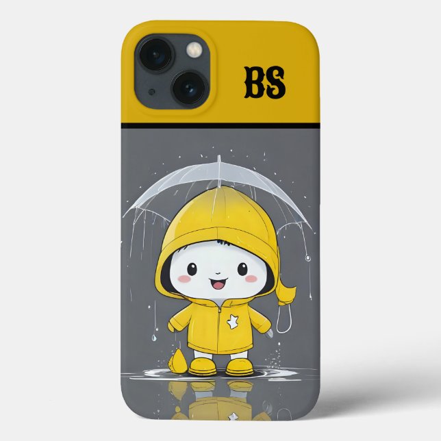 Funny Fish in Rain Boots – Beach Humour Case-Mate iPhone Case (Back)
