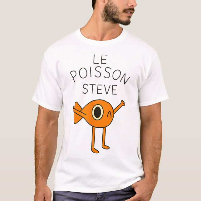 Funny Fish Le Poisson Steve For Kids Women Men  T-Shirt (Front)
