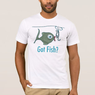 Funny Fish Men's White T-shirt