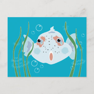 Funny Fish Postcard
