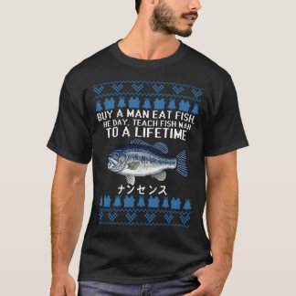 Funny Fish Saying Classic Knit Winter T-Shirt