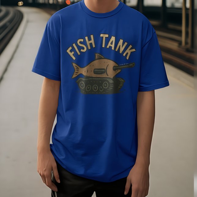 Funny Fish Tank Pun T-Shirt for Aquarium Lovers (Creator Uploaded)