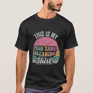Funny Fish Tank Shirt Retro Vintage Aquarium Pet F