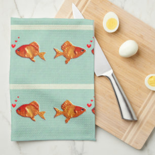 Funny Fish Tea Towel