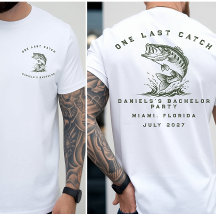 Funny Fisherman Custom Fishing Bachelor Party