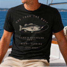 Funny Fisherman Custom Fishing Bachelor Party