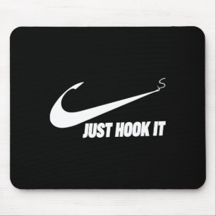 Funny fisherman just hook it performance mouse pad