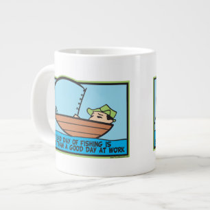 Funny Fisherman's Large Coffee Mug