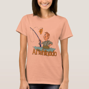 Funny Fishing Afishinado T-Shirt