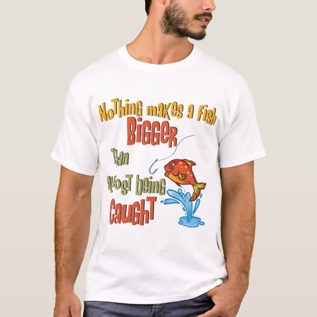Funny Fishing - Almost Caught T-Shirt (Front)