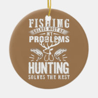Funny Fishing And Hunting Gift Christmas Humour