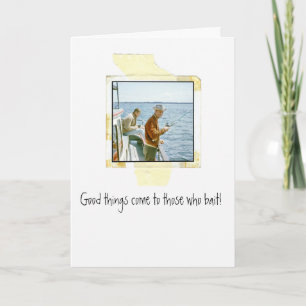 Funny Fishing Birthday Card