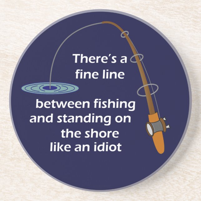 Funny Fishing Coaster (Front)