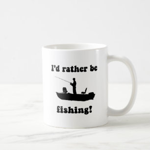 Funny fishing coffee mug