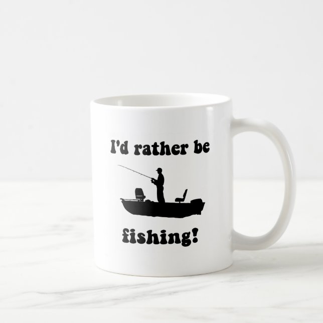 Funny fishing coffee mug (Right)
