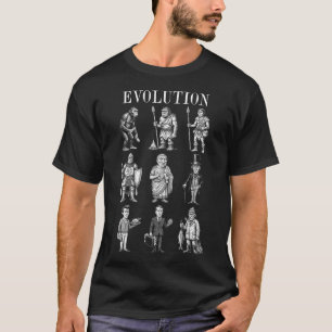 Funny Fishing Dad Evolution Fisherman Father's Day T-Shirt