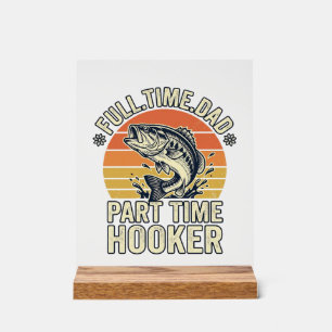 Funny Fishing Dad Vintage Bass Shirt Design (2)_1 Acrylic Sign
