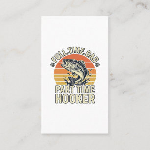 Funny Fishing Dad Vintage Bass Shirt Design (2)_1 Business Card