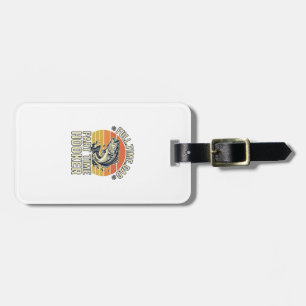 Funny Fishing Dad Vintage Bass Shirt Design (2)_1 Luggage Tag