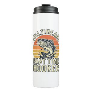 Funny Fishing Dad Vintage Bass Shirt Design (2)_1 Thermal Tumbler