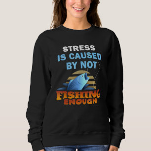 Funny Fishing Design Bass Fly Fishing Lovers Sweatshirt