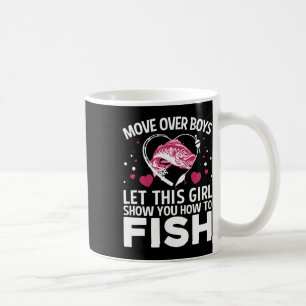 Funny Fishing Design For Girls Women Fisherman Fis Coffee Mug