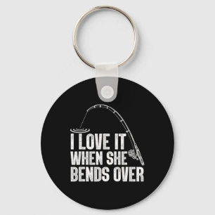 Funny Fishing Design For Men Women Fisherman Fishi Key Ring