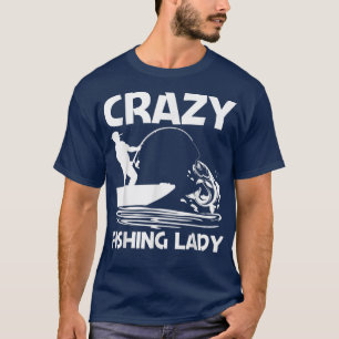 Funny Fishing Design For Women Mum Fisherman Bait T-Shirt