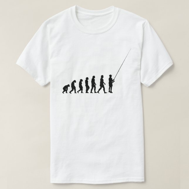 Funny Fishing Evolution T-Shirt (Design Front)