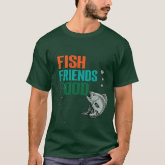 Funny Fishing Fish Friends Food gift T-Shirt