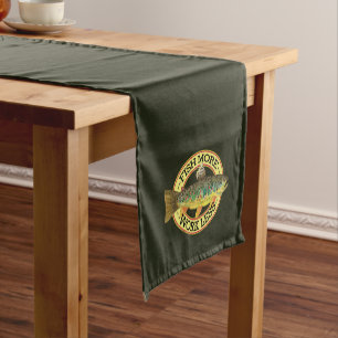 Funny Fishing - FISH MORE - WORK LESS Short Table Runner
