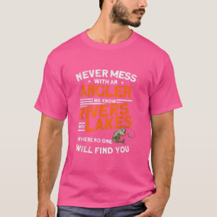 Funny Fishing Fisherman Outfit  Angler  T-Shirt