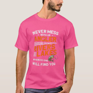 Funny Fishing Fisherman Outfit  Angler  T-Shirt