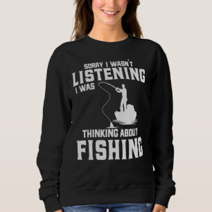 Funny Fishing For Men Women Trout Bass Fisherman V Sweatshirt