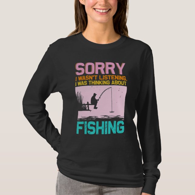 Funny Fishing For Men Women Trout Bass Fisherman V T-Shirt (Front)