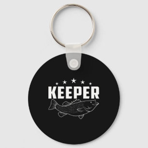 Funny Fishing Gear Keeper Key Ring