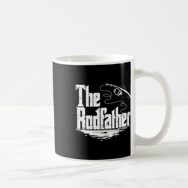 Funny Fishing Gift The Rodfather  Coffee Mug (Right)