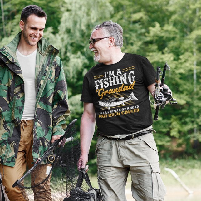 Funny Fishing Grandad Grandpa Father's day Gift T-Shirt (Creator Uploaded)