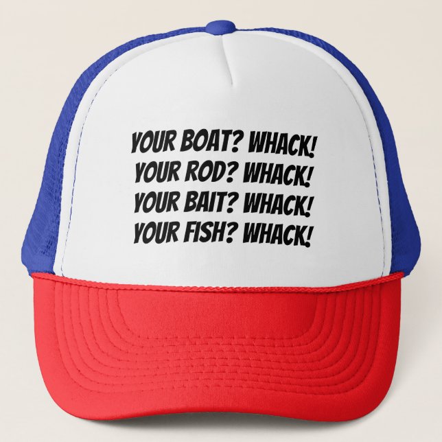 Funny fishing hat (Front)