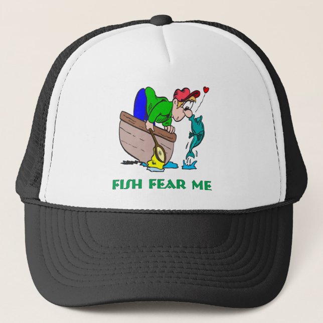Funny Fishing Hat  Fishing Humour Fishing Cap (Front)
